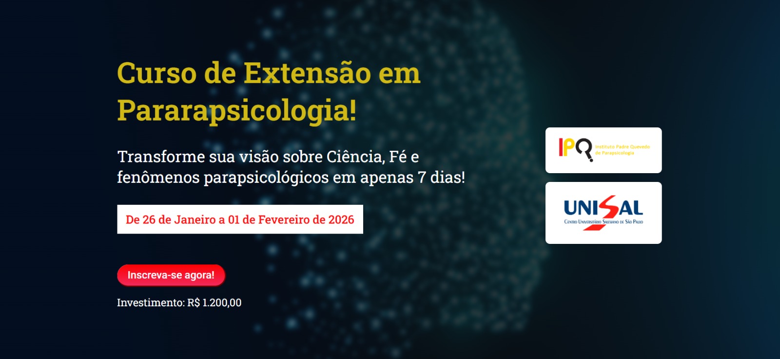 Curso de Parapsicologia e Religião